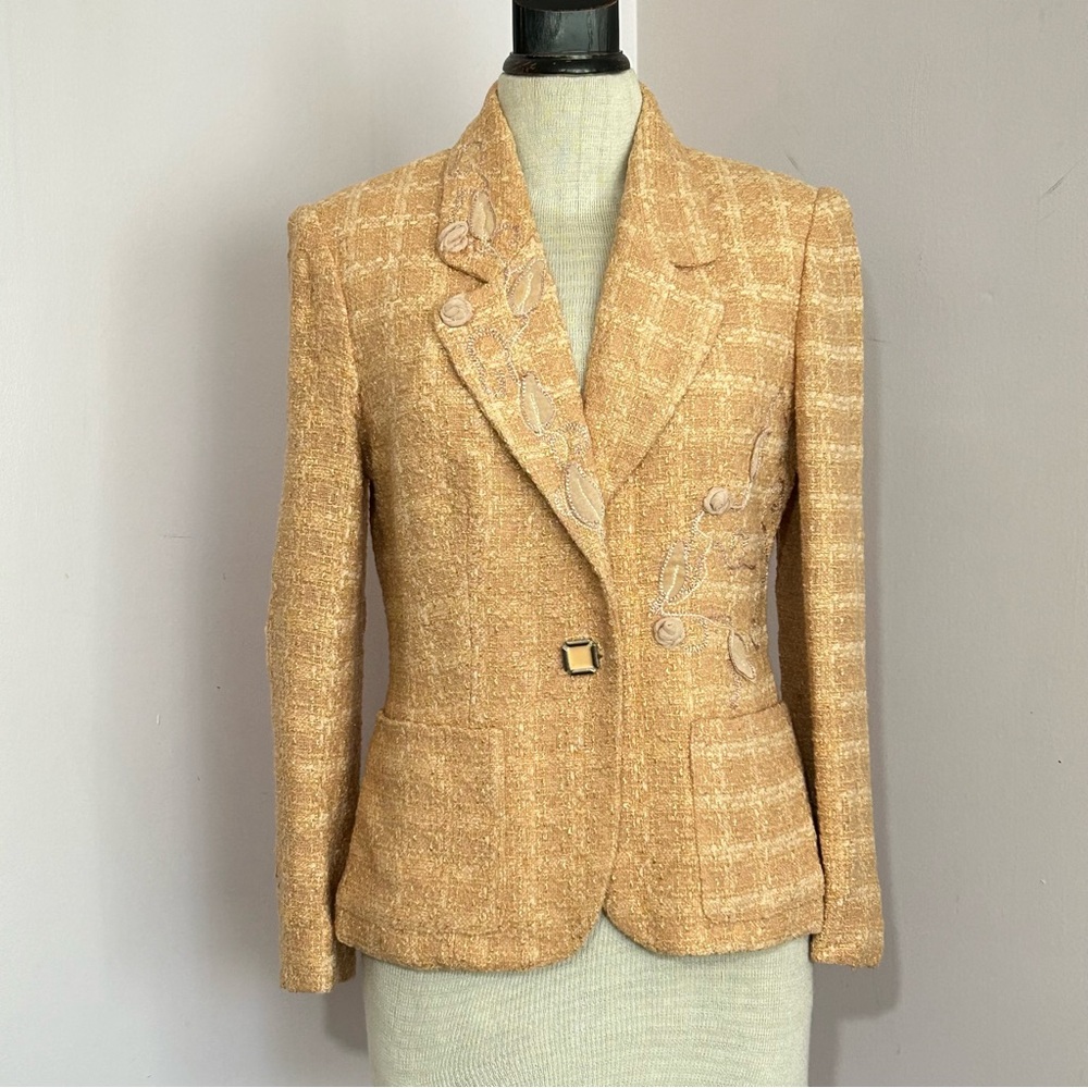 Beautiful Vintage Angel Nina Tweed Blazer